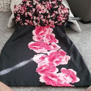 Dress Tank style Black Pink